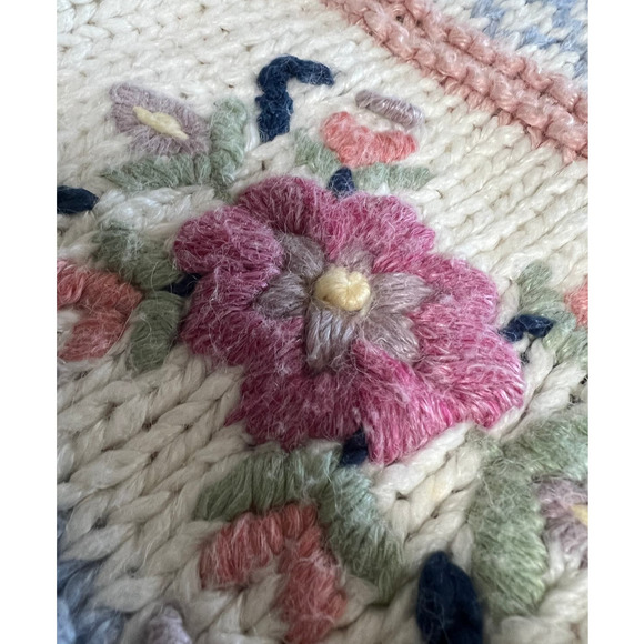 Vintage Huntington Ridge Hand Knitted Cardigan, Size M - Picture 8 of 10